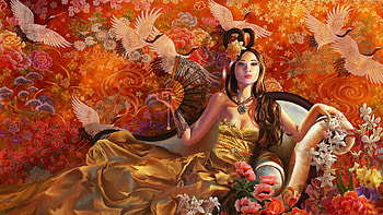 Fantasy, Women HD wallpaper