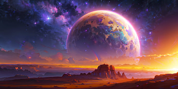 Martian Lands, Mars, space, planet, fantasy, landscape, fantasy landscape, space fantasy HD wallpaper
