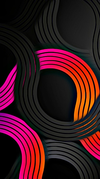 ghtyutrtr, red, waves, 3d, new, curves, pink, samsung, texture, android, black, galaxy HD phone wallpaper