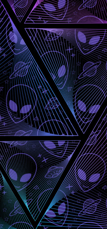 Ovni morado, Galaxia, Espacio, Marciano HD phone wallpaper