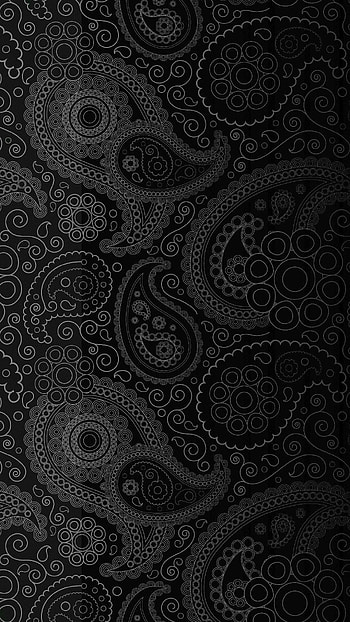 Dark Ornaments Pattern Android and Background and Lockscreen. Papel de parede escuro, Papel de parede de celular, 5, Black HD phone wallpaper
