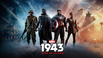 Key Art Poster of MARVEL 1943 Rise of Hydra Game Banner, video game, MARVEL 1943: Rise of Hydra HD wallpaper