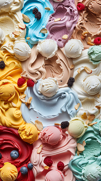 Berry Swirl Delight HD phone wallpaper