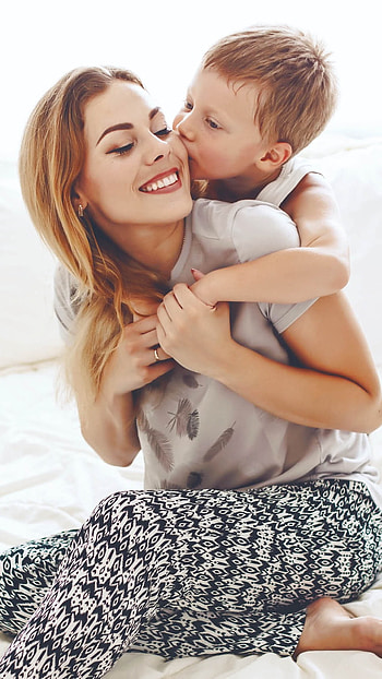Mom Papa, Mother Son HD phone wallpaper