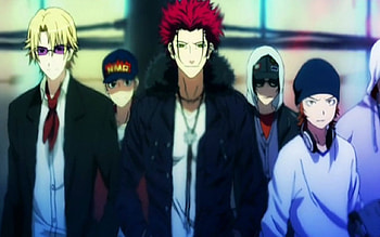 K, guys, anime, men HD wallpaper