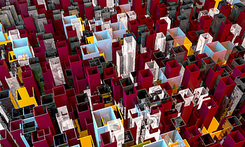 3D, Volume, Squares HD wallpaper