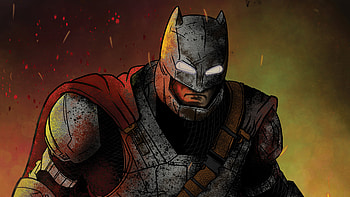 Batman Big Guy, batman, superheroes, artwork, digital-art, behance HD wallpaper