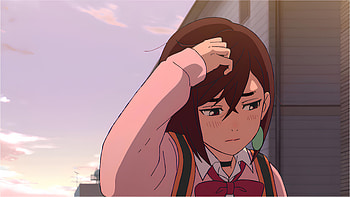 Momo Ayase, Anime, Momo Ayase, Dandadan, aesthetic anime, Sad face HD wallpaper
