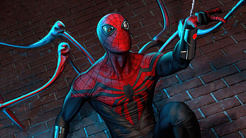 Spiderman New Suit , spiderman, superheroes, artwork HD wallpaper
