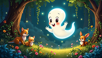 Casper: Enchanting Ultra of a Friendly Ghost, casper, cartoon, ghost, Animal, forest HD wallpaper