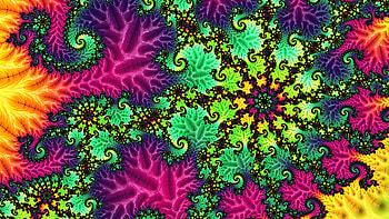 Trippy Psychedelic Fractal, colorful, colors, artistic, Abstract, fractal HD wallpaper