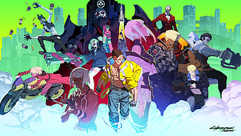 Cyberpunk: Edgerunners Ultra – Futuristic Neon Clash, Cyberpunk: Edgerunners, Anime HD wallpaper