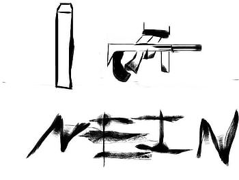 NEIN!, aug, bullet, nein HD wallpaper