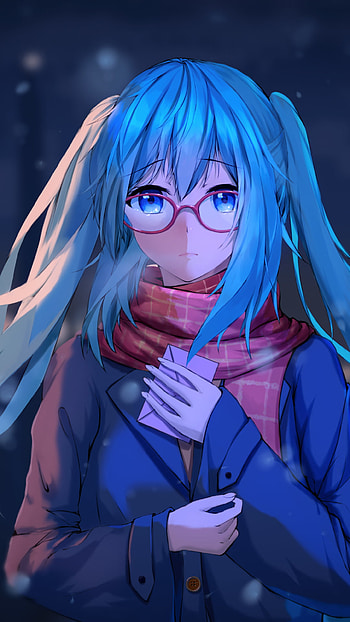 Hatsune Miku — Midnight Blue Vocaloid , night, Hatsune Miku, long hair, blue hair, Anime, Vocaloid, anime night HD phone wallpaper