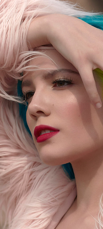 Halsey, Music discovery, Music artist HD phone wallpaper
