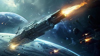 Galactic Voyage: Your , Sci Fi, spaceship, space, universe, galaxy HD wallpaper