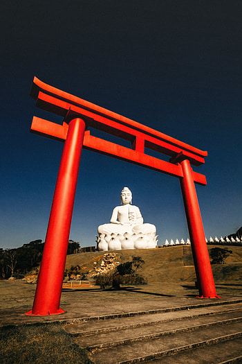 Religious, Buddha statue. gate HD phone wallpaper