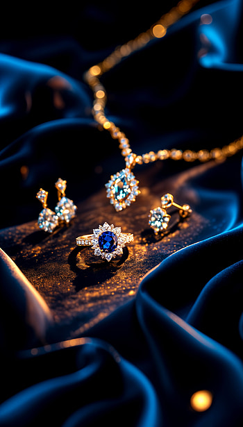 Radiant Elegance: Stunning Jewelry for Your , jewelry, ring, necklace, earrings HD phone wallpaper
