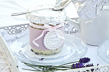 Food, Desert, Still Life, Bank, Jar, Lavender HD wallpaper