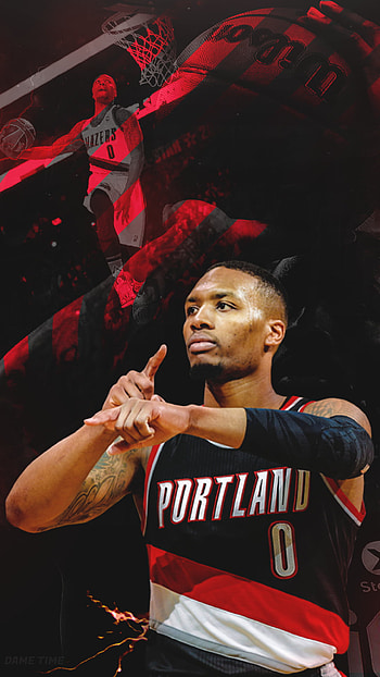 Damian Lillard, dametime, portlandtrailblazers, ripcity, nba, Damianlillard HD phone wallpaper
