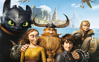 How To Train Your Dragon Banner, how-to-train-your-dragon, movies, animated-movies, dragon HD wallpaper