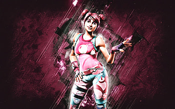 Fortnite No Visor Bubble Bomber Skin, Fortnite, main characters, pink stone background, No Visor Bubble Bomber, Fortnite skins, No Visor Bubble Bomber Skin, No Visor Bubble Bomber Fortnite, Fortnite characters HD wallpaper