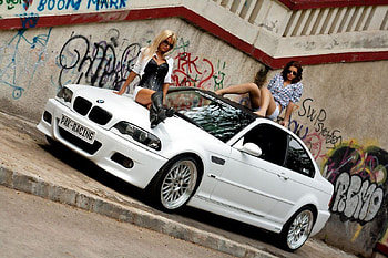 bmw babes, sexy, heels, babe, legs HD wallpaper