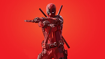 Deadpool Minimal Artwork HD wallpaper