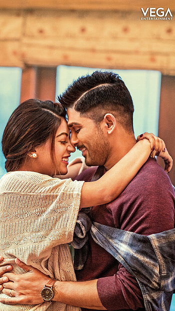 Allu Arjun, love pose HD phone wallpaper