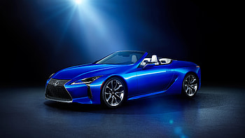 Lexus LC 500 Convertible 2020 HD wallpaper