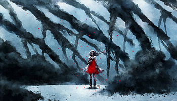 Nanfe Smoke , anime-girl, anime, smoke HD wallpaper