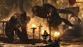 Skyrim werewolf - HD wallpaper