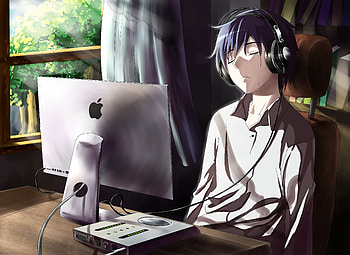 Tears, Anime, Sadness, Room, Guy, Sorrow, Computer HD wallpaper