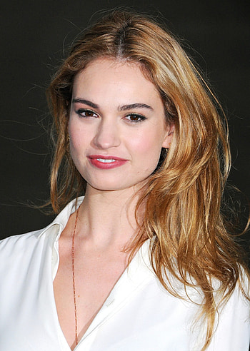 Lily James, Beauty and fashion obsessions, Style secrets, Glamorous choices HD phone wallpaper