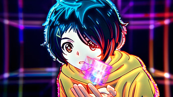 Ai Ohto — Wonder Egg Priority Anime : Neon Crystal, Ai Ohto, Anime, Wonder Egg Priority HD wallpaper
