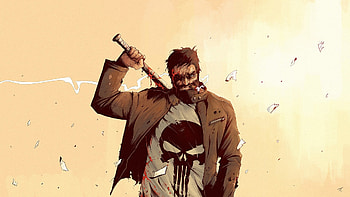 Punisher, comics, art HD wallpaper
