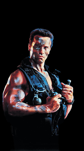 Commando classic, High-octane thrills, Badass protagonist, Intense combat HD phone wallpaper