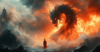 AI Dragon Fury: Epic Fantasy, AI Art, dragon HD wallpaper