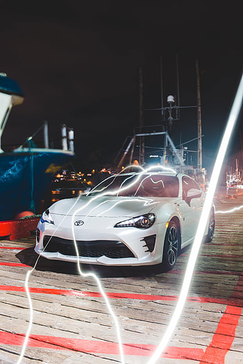 Sports, Lightning, Toyota, Cars, Car, Sports Car, Glow HD phone wallpaper