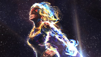 Ms. Marvel, Fly Away, Superheroes HD wallpaper