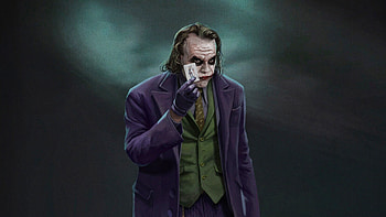 Joker Card, joker, superheroes, supervillain, artwork, artstation HD wallpaper