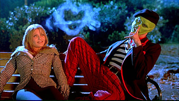 Jim Carrey, Cameron Diaz, The Mask movie, On-set HD wallpaper