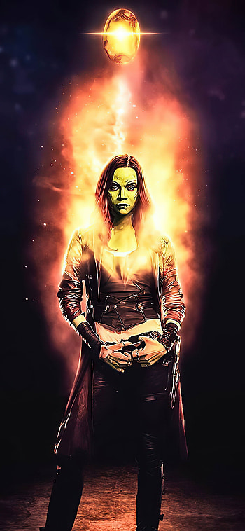 Gamora, Infinity Stone, X HD phone wallpaper