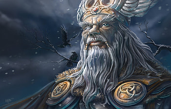 Odin, Fantasy, Gods HD wallpaper