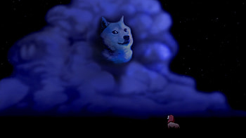 Lion King Clouds Night Doge Meme Dog disney wolf wolves fantasy | | 247995 | UP HD wallpaper