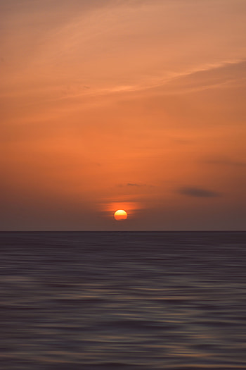 Nature, Sunset, Sea, Horizon, Blur, Smooth HD phone wallpaper