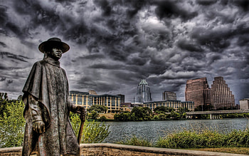 Cities, Rivers, Building, r, Monument, Cowboy James Storm HD wallpaper