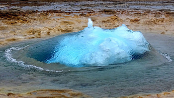 Powerful hot spring, Geocache of the Week, Official Blog, Geysir HD wallpaper