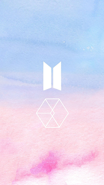 Bts Logo, Light Background, light, background HD phone wallpaper