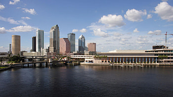 Tampa skyline, Florida, Travels, Inspiring landscapes HD wallpaper